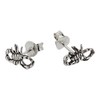 Touch Jewellery 925 Sterling Silver Scorpion Stud Earrings with Oxidized