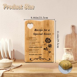 Sister Gifts,Sister Birthday Gifts,Big Sister Gifts,Gifts for Sister,Sister Gifts from Sister,Gifts for Sisters Adults,Sister in Law Gifts,Presents for Sister,Sister Christmas Gifts,Chopping Board
