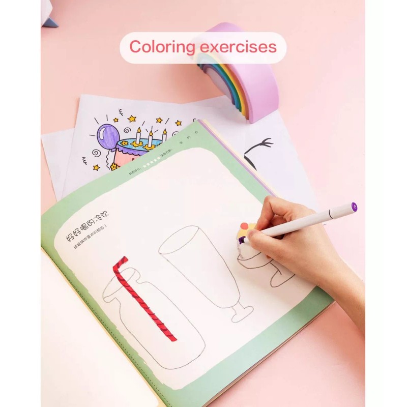 Deli Plumones Doble Punta Permanentes Caja De Almacenamiento 48pz