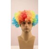 Peluca Afro Arcoíris Rizos Divertida Cosplay Fiesta 6 Color