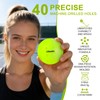 Allwake 3 Pack Pickleball Balls | Crack-Resistant | 40 Holes