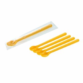 Richell Richell Cut Rally Odekake Lunch Spoon for Retort Pouches, 7.0 inches (17.8 cm), Pack of 5 Individual Packs