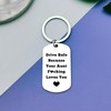 New Driver Gift Keychain for Nephew Funny 16 Birthday Gift
