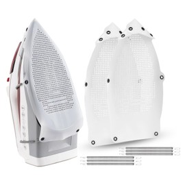Silva Iron Sole Cover - Heat Resistant - Non-Stick - Shiny Free, Fits Most Standard Irons - Protects Delicate Fabrics, Easy to Clean, Durable (Pack of 2)