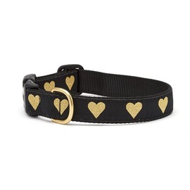 Up Country Hog-C-L Heart of Gold Dog Collar L Wide (1 Inch)