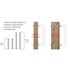 khtumeware 5 Pack 6 Inch（152 mm Center to Center Brushed
