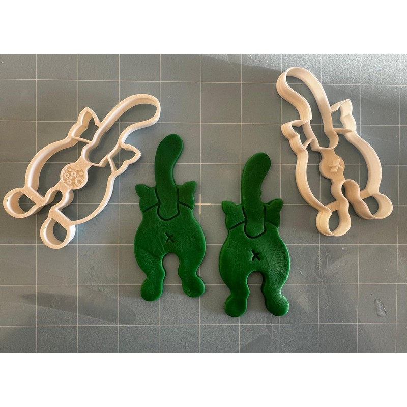 Kitty Butt Cookie Cutter Set - 2 Piece - 4
