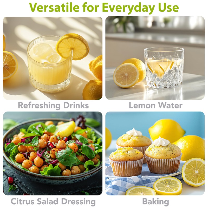 Joie Lemon and Lime Small Hand Juicer and Reamer, Built-In