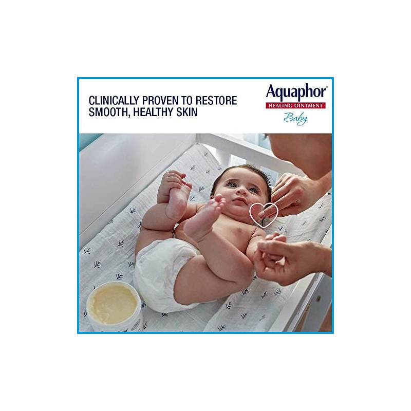 Aquaphor Baby Healing Ointment Diaper Rash and Dry Skin Protectant