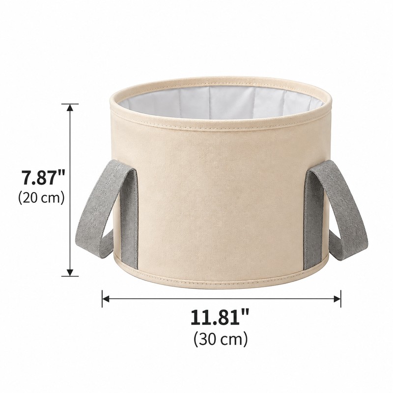 Foldable Foot Soak Basin for Home & Travel – Portable