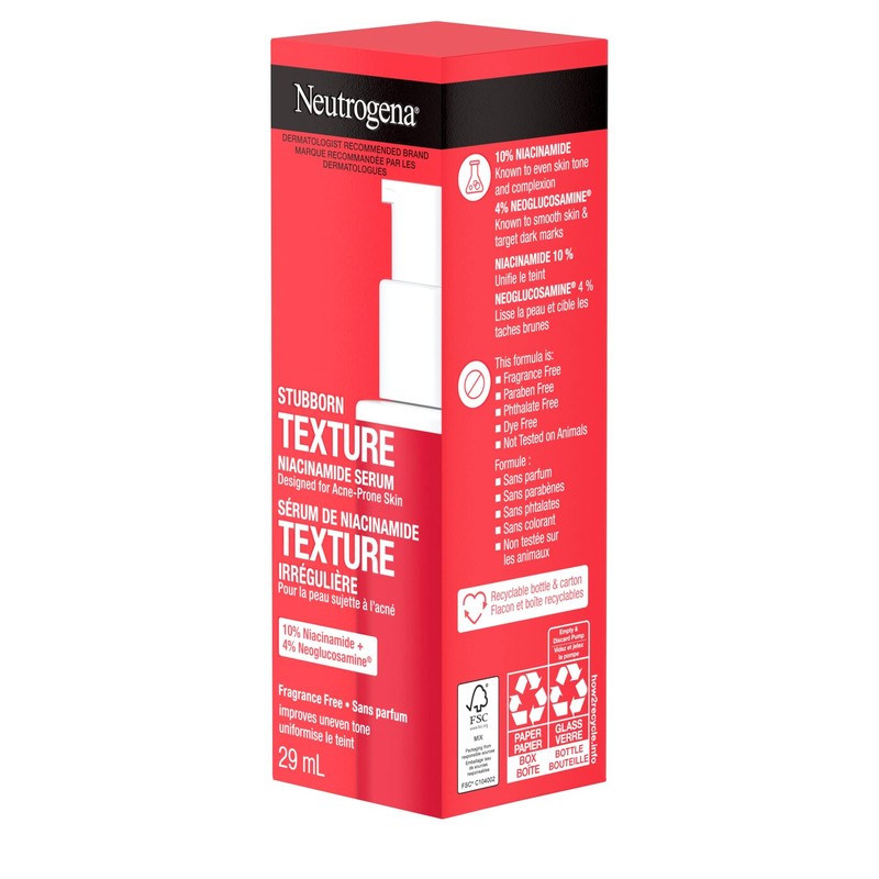 Neutrogena Stubborn Texture Niacinamide Serum 29mL (100062175)