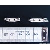 HAND ® 100 Pcs 20mm Silver Brooch Back Bar Pins/Name