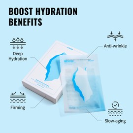 ASNO Rescue Boost Hydration Sheet Mask 5ea Wrinkle Improving Vegan Collagen Facial Mask Gold Hibiscus Nutmeg Adenosine Centella Asiatica