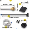 ACmango 6 Pass Ultra-Cool Tube and Fin Transmission Cooler Universal