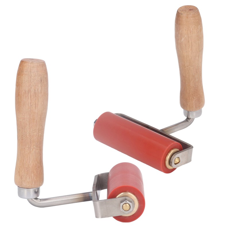 90mm 75° Bend Silicone Roller Handheld Pressure Roller Heat Resistant