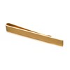 Yoursfs Brushed Gold Tie Clips for Men Skinny Tie Clip