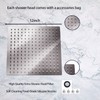 GGStudy High Pressure Square Shower Head 12 Inches Large Stainless