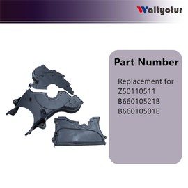 Engine Timing Cover Set Replacement for 1995-2001 Protege 1.5L Replacement for Z50110511 B66010521B B66010501E