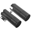 HIYOYO Motorcycle Front Lower Fork Tube Covers Set Fit for