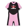 Cressi Unisex Baby Smoby Shorty Wetsuit 2mm for Kids Black/Pink,