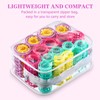 30 Pieces Plastic Hair Rollers - Self-Grip Curlers in 5