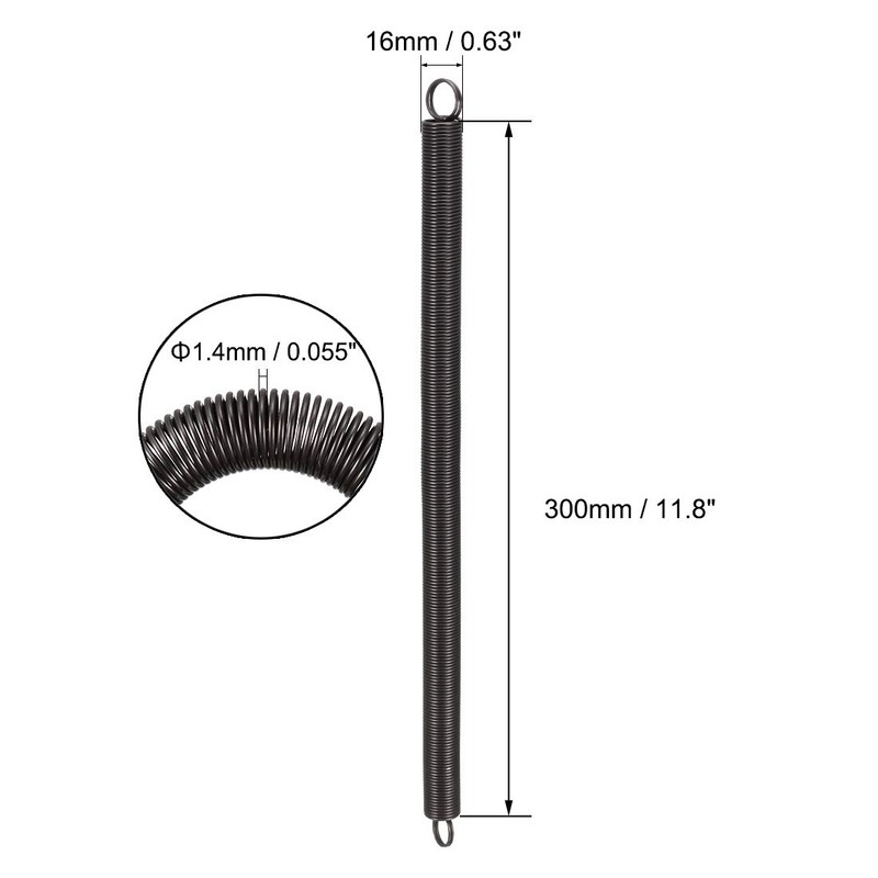 sourcingmap Extension Spring - 1.4mm Wire Dia , 16mm OD