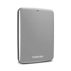 (Old Model) Toshiba Canvio Connect 1TB Portable Hard Drive, Silver (HDTC710XS3A1)