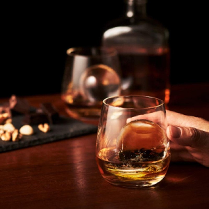 Doshisha Ice Maker, Clear Ice, Round Mold, 2 Pieces, Diameter