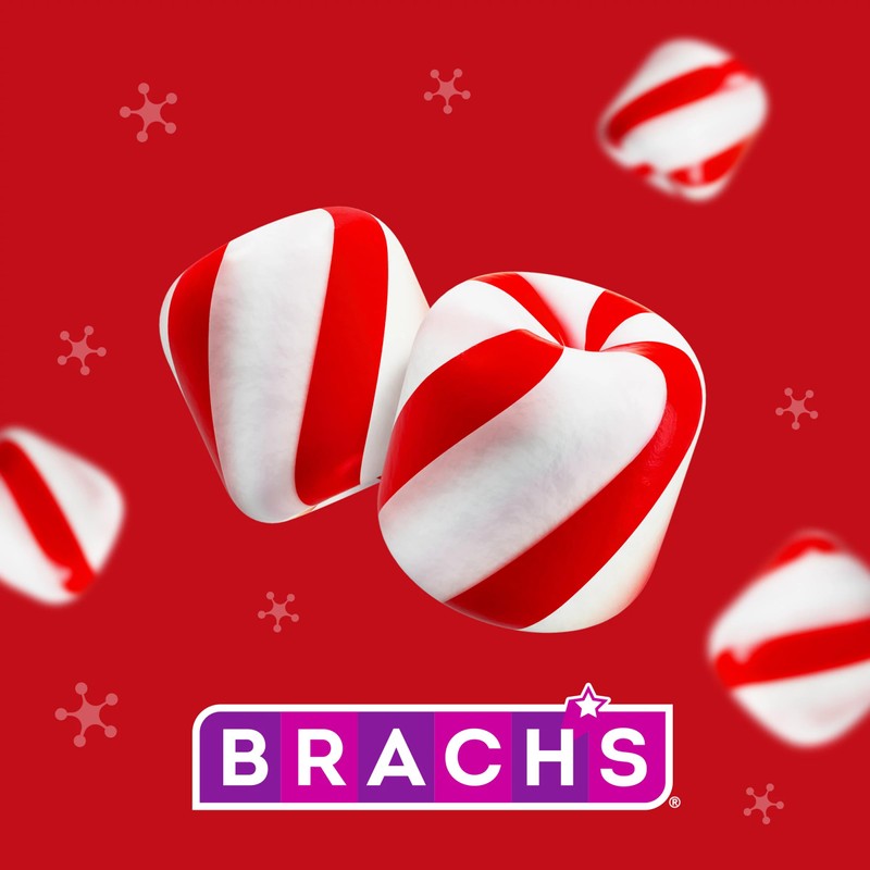Brach's Bobs Sweet Stripes Soft Peppermint Candy, 160 Individually-Wrapped Pieces,