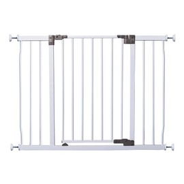 Dreambaby Liberty Extra-Wide Baby Safety Gate- with Smart Stay Open Feature - Fits Openings 39-42.5 inches Wide - White - Model L867