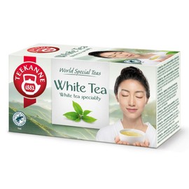 Tea Pot - White Tea - Natural White Tea - 6 x 20 cm (Dekond Gift)
