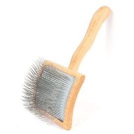 WXTTH Brush for Dogs and Cats, for Removing Loose Hair and tangles, Long-haired Dog Grooming Brush for Removing Undercoat and Depilation, Beech Wood Material, Comfortable Grip Handle