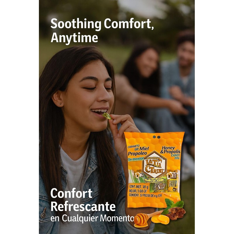 Tía Trini – Honey & Propolis Candy with Mint –