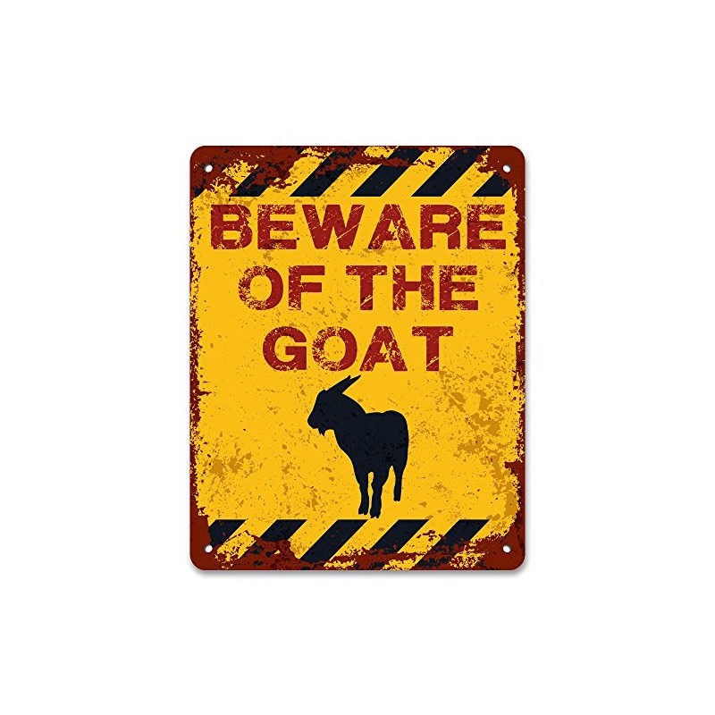 Print Crafted - Beware Of The Goat | Vintage Metal
