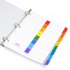 Wilson Jones P1346 Separadores de Carpeta Numerados, colores Brillantes, 8