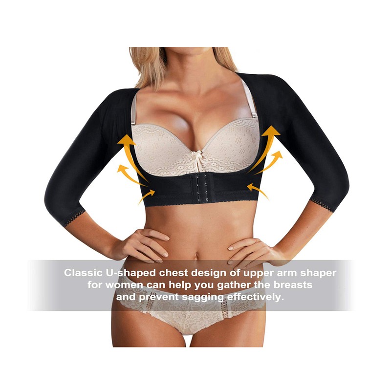 CHUMIAN Women's Upper Arms Slim Shaper Post Surgical Compression Sleeves