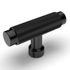 Amerdeco 10 Pack Matte Black Cabinet Knobs 2 Inch Length