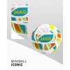 JAKO Iconic Mini Ball White/Cyan/Neon Yellow, 1
