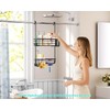 HapiRm Hanging Shower Caddy – For Renters & Small Bathrooms,