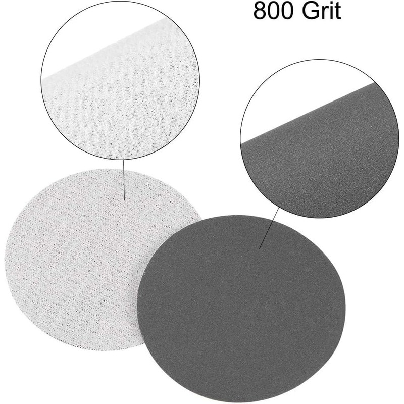 TA-VIGOR 30Pcs 50mm Wet and Dry Sanding Discs, 800 Grit