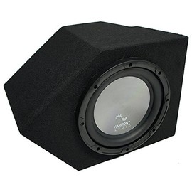 Harmony Audio HA-A102 Subwoofer Bundle with Single 10" Sub Box Enclosure Compatible with 93-02 Pontiac Firebird Coupe Passenger Side