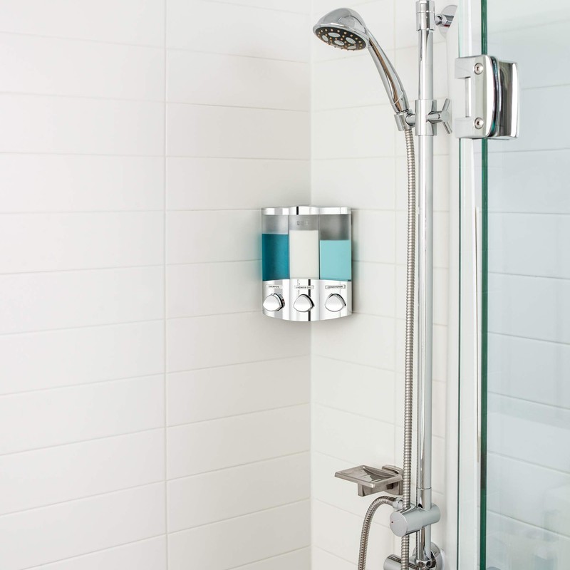 Better Living Products 76344-1 Euro Series TRIO 3-Chamber Soap and