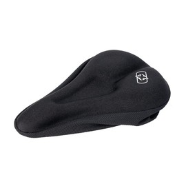 Oxford Products Padded Gel Seat Cover Bicycle Saddle. Extra Comt, Bicycle Seat Cushion Indoor Bike, Spin Bike, Exercise Bike, Outdoor Bikes etc, Black, One Size (SA895)