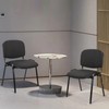 CLATINA Stacking Guest Chairs, Waiting Room Chairs no Wheels, Fabric