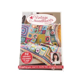 CraftWorld Vintage Sweethearts Blanket Sandra Cherry Heart 14 Designs Media