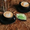 Didiseaon 2pcs Leaf Shaped Ceramic Spoon Holder Utensil Rest for