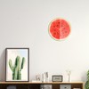 Watermelon Pattern Acrylic Office Home Room Wall Hanging Round Clock