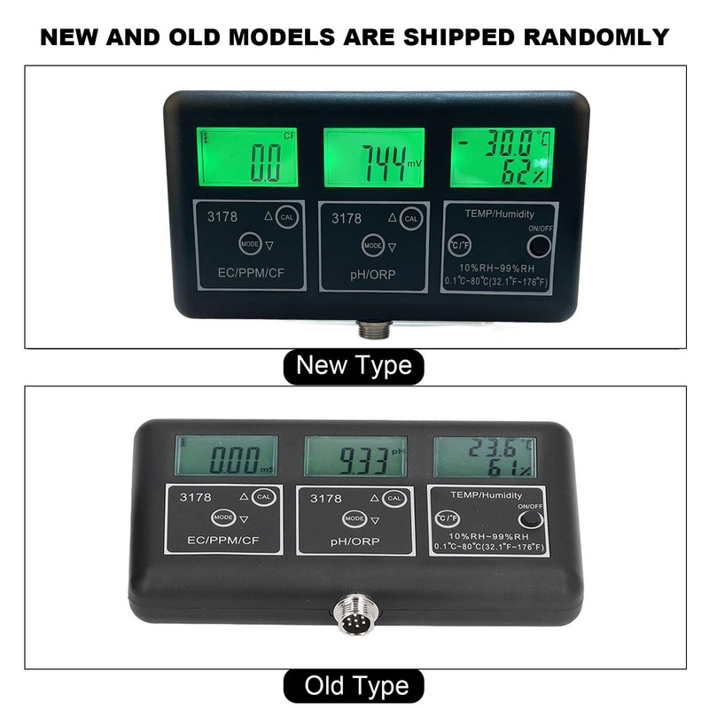 7in1 Water Quality Tester Pen, PH ORP EC TDS CF