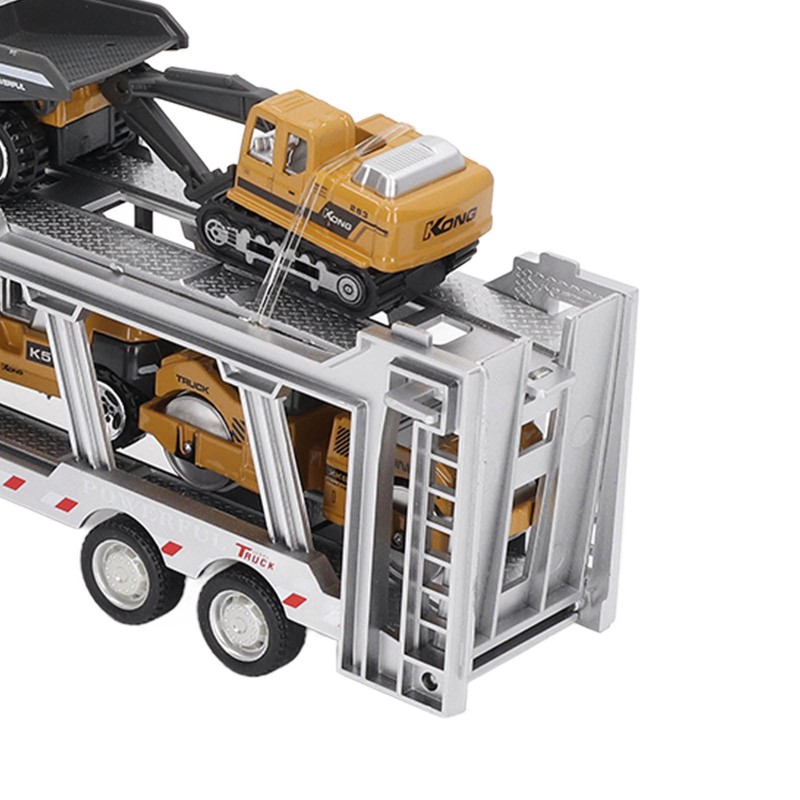 Transporter Truck Model, 12.6 inch 7 in 1 Alloy Transport