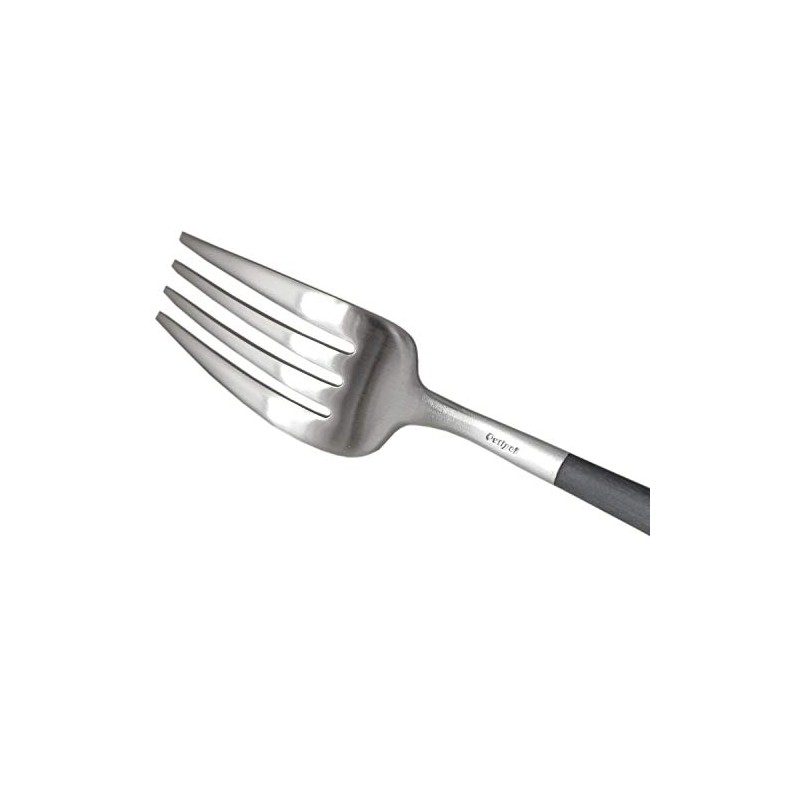 Cutipol GOA GO04 Table Fork, Black, 8.4 inches (21.3 cm)
